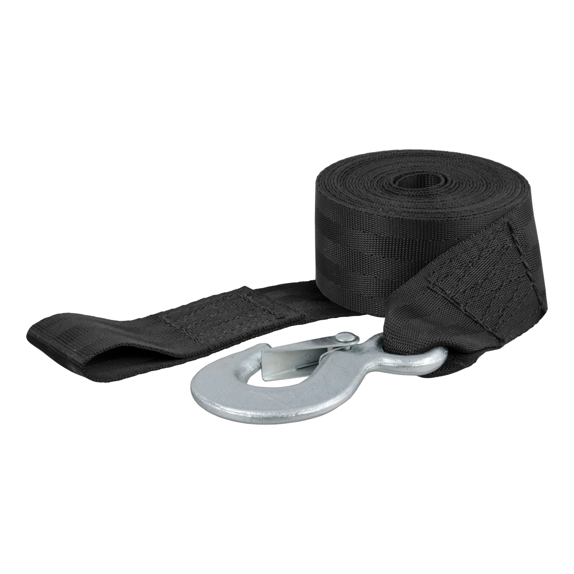 Curt Manufacturing, 15ft. Winch Strap with Snap Hook (1100 lbs.), Load Capacity 1100 lb, Model# 29450
